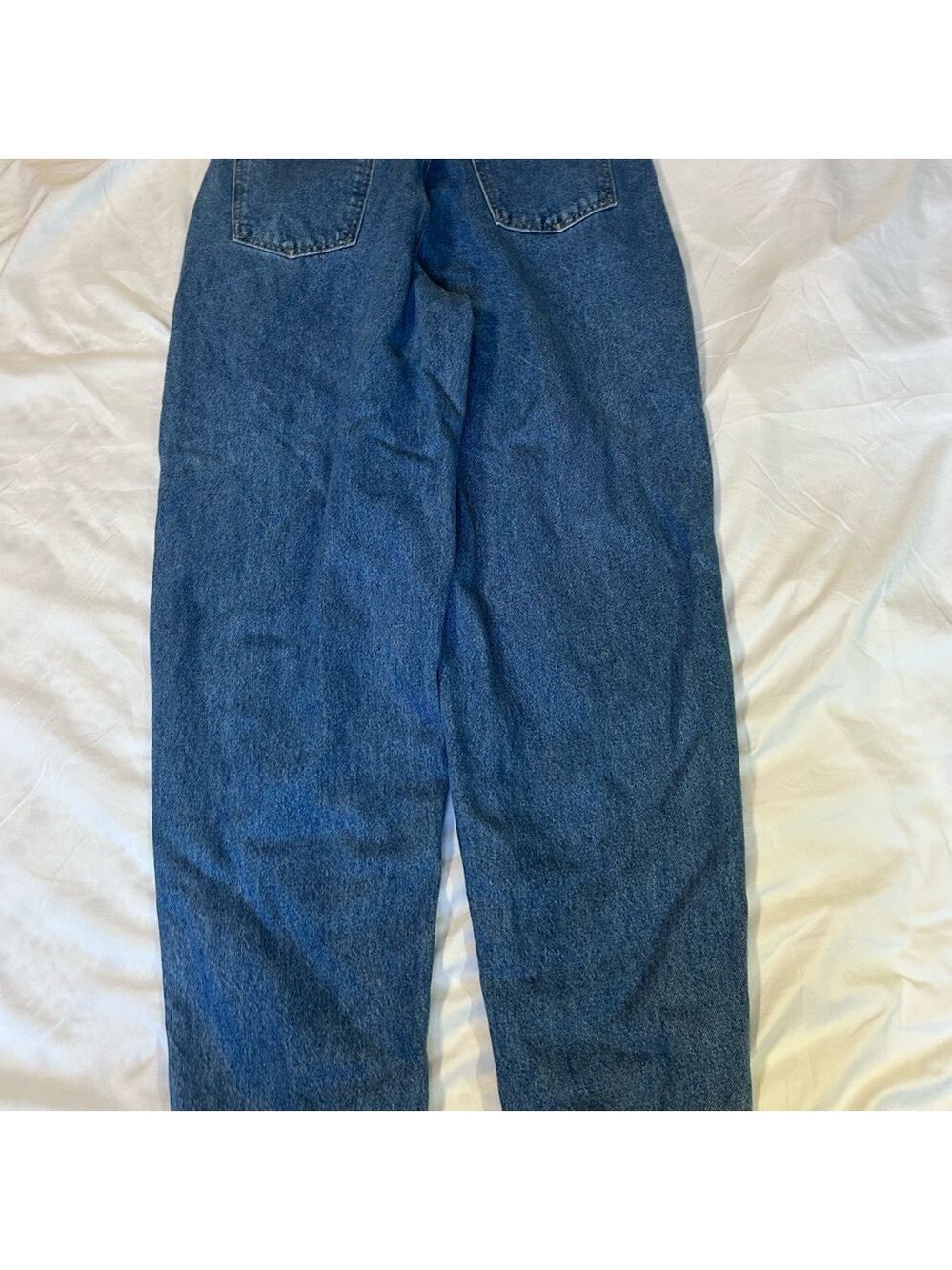 Vintage 90s Brittania Denim Jeans Waist Tapered Leg Womens Size 16 Pleated - Picture 8 of 11